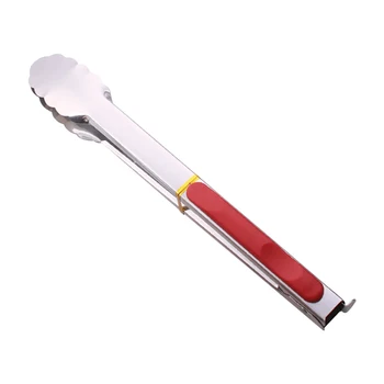 

Food Restaurant Cooking Tongs Stainless Steel Barbecue Clip Outdoor Camping Grilling Meat Handheld Home Kitchen BBQ Easy Clean