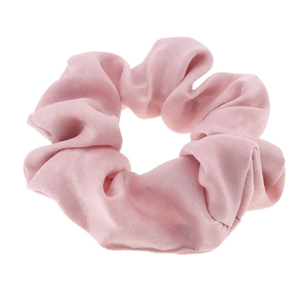 Women Premium Silk Feeling Hair Scrunchies Elastic Scrunchy Hair Bands Ponytail Holder Headband for Thick and Thin Hair