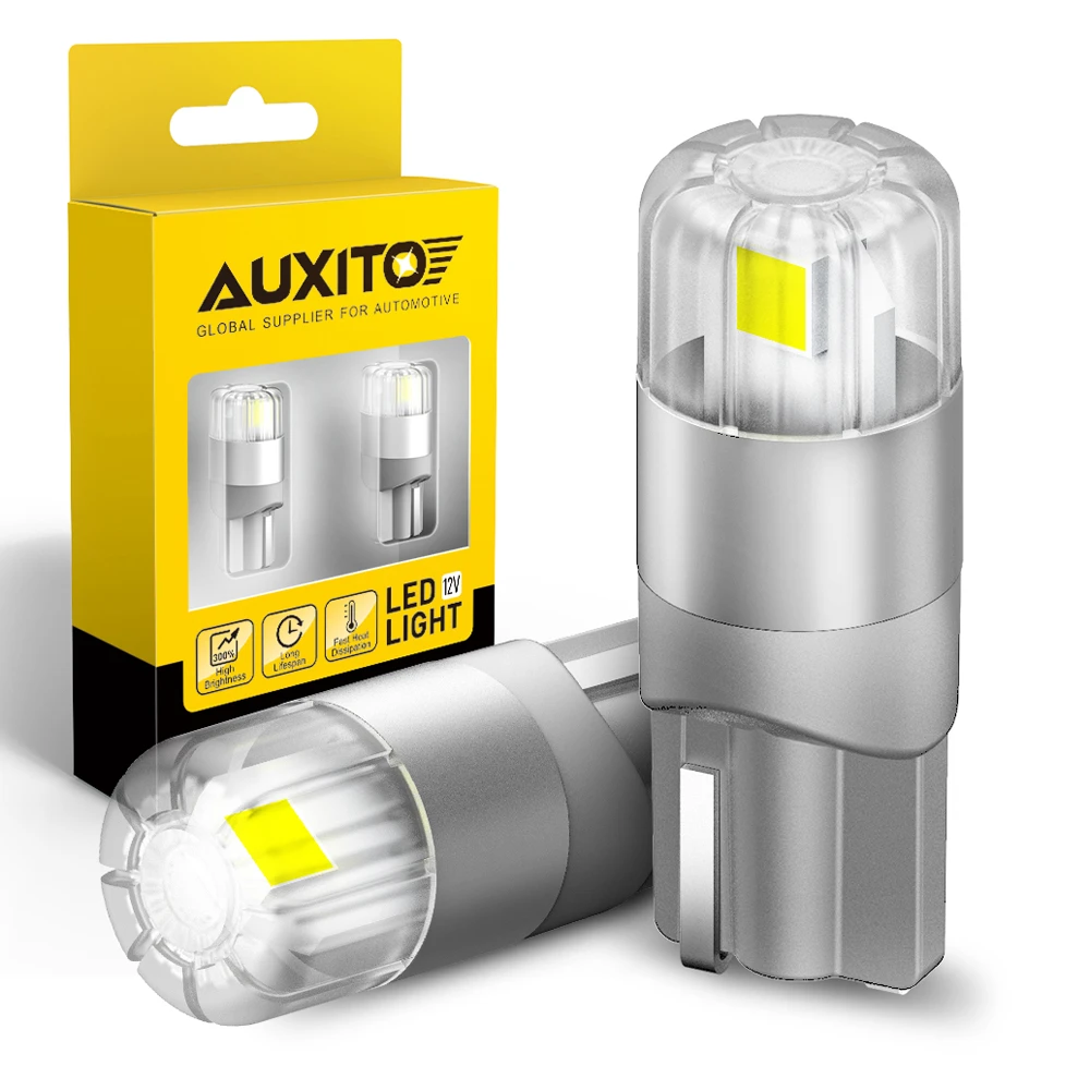 AUXITO T10 LED Matrícula Bombillas 6000K Blanco Super Brillante