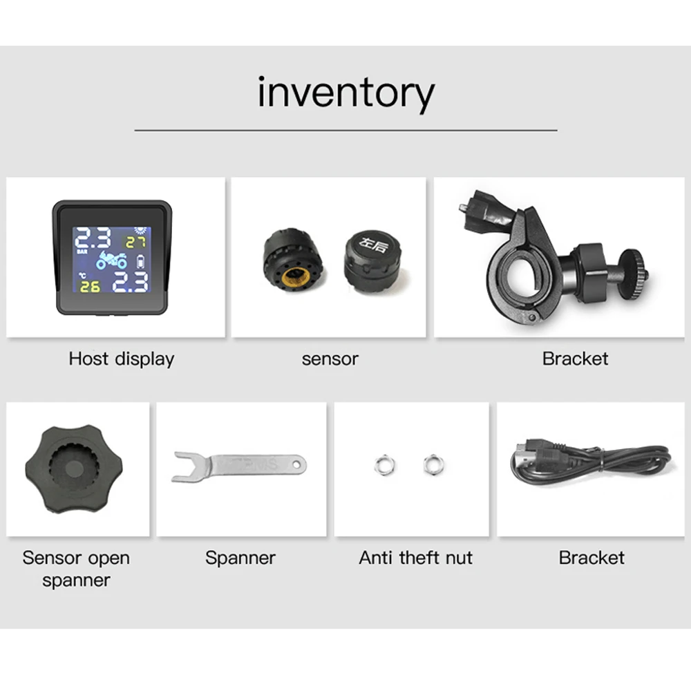 Meterk беспроводной универсальный мотоцикл шин давление монитор Высокая точность двигателя TMPS система контроля давления в шинах