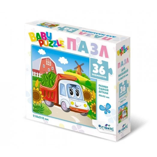 Пазл &quotГрузовичок&quot 36 элементов | Игрушки и хобби