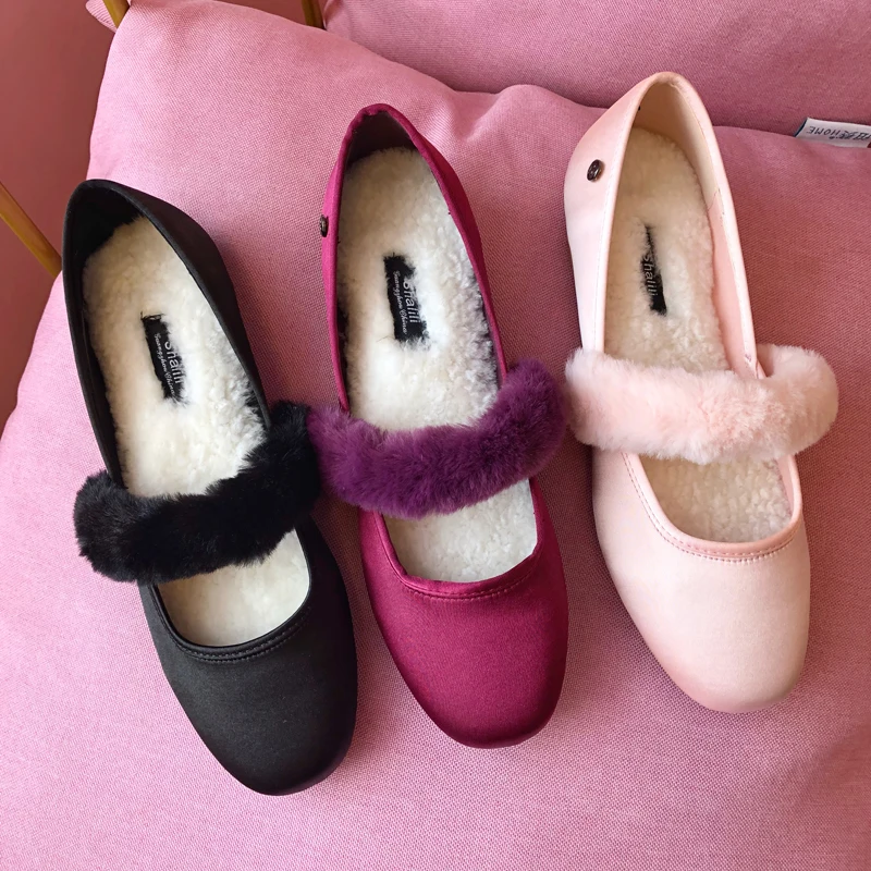 

Online celebrity with 2020 new early autumn ballet Mary Jane shoes Joker flat round head shallow shoes Mao Mao shoes women