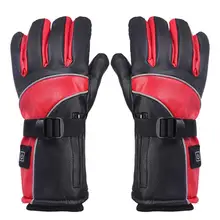 Светоотражающие полосы дизайн перчатки с подогревом зимние перчатки с электроподогревом 2A зарядка полностью разбирается батареи перчатки зарядный порт