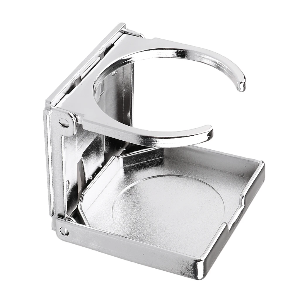Set of 2 Foldable Beverage Drink Holders Water Bottle Cup Holder for Fishing Marine Boats Car Truck Yacht