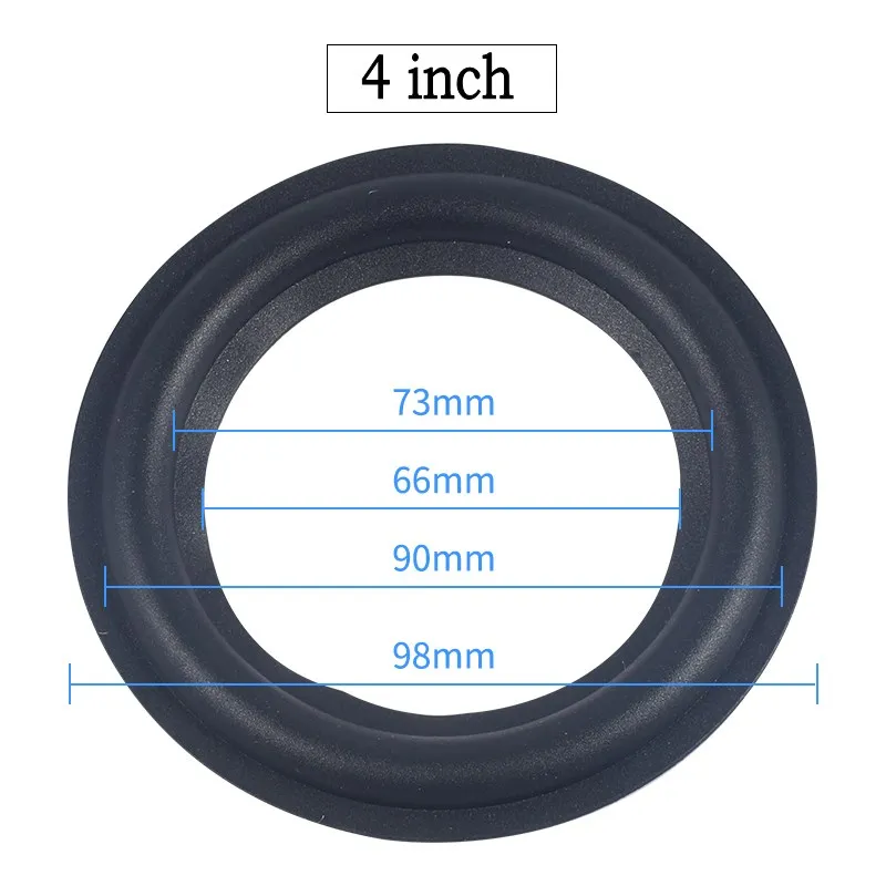 

2PCS Speaker Rubber Surround Suspension Edge Sponge Repair Accessories for 4/5/6.5/8/10/ Speaker parts subwoofer bass tweeter