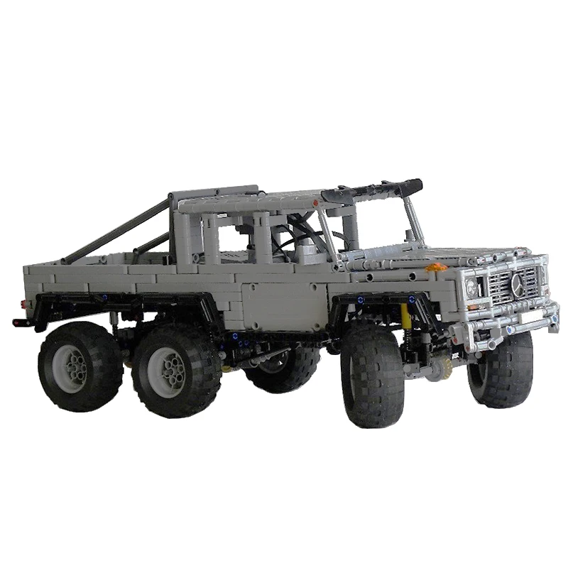 BulidMOC Mercedes Benz G класс 6x6 строительные блоки игрушка техника городской Перевозчик грузовик техника модель автомобиля кирпичи игрушки C259