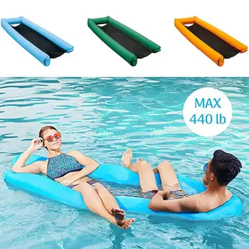 

Floating Chair Water Hammock Adults Swimming Pool Beach 3 Color PVC Floating Bed Kids Summer Lounge