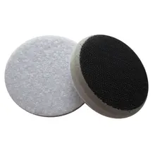 

1-5Pcs 3 Inch 75mm High Density Chamfering Hard Interface Pad No Hole Sponge Cushion Pad Sander Protection Pad Hook Loop