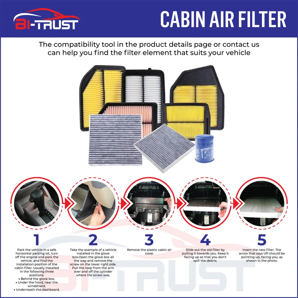 NEW Cabin Air Filter For 2014-2020 Nissan Rogue - EXCEL Brand, Part #27277-4BU0A, Fast Shipping 6 thumbnail image