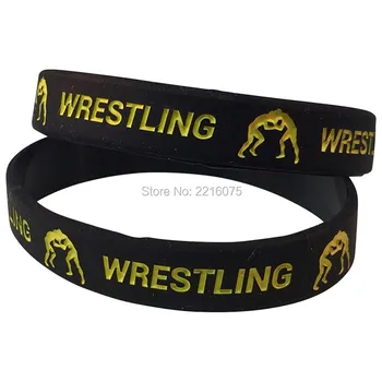 

300pcs Wrestling wristband silicone bracelets free shipping by DHL A