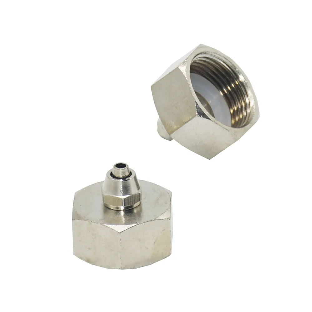 

Brass 3/4 Inch Female To 1/4" Hose Barb Connector With Lock Nut 4/7 Garden Hose Tap Adapter 1PCS