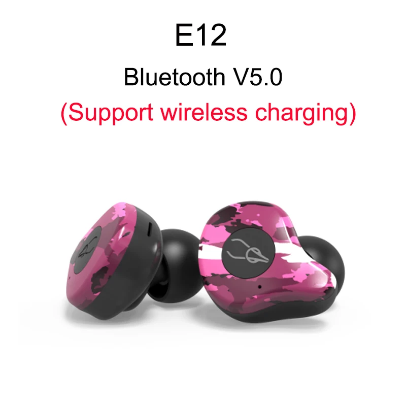 V5.0 Bluetooth стереонаушники TWS True беспроводные наушники IPX5 водонепроницаемые спортивные наушники с power Bank для всех телефонов громкой связи - Цвет: image show