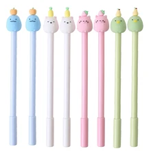 

36Pcs Japanese Cute Pens Animal Fruit Funny Gel Pen for Writing Cool Kawaii Girl Stationery School Thing Stuff Kawai Stationary