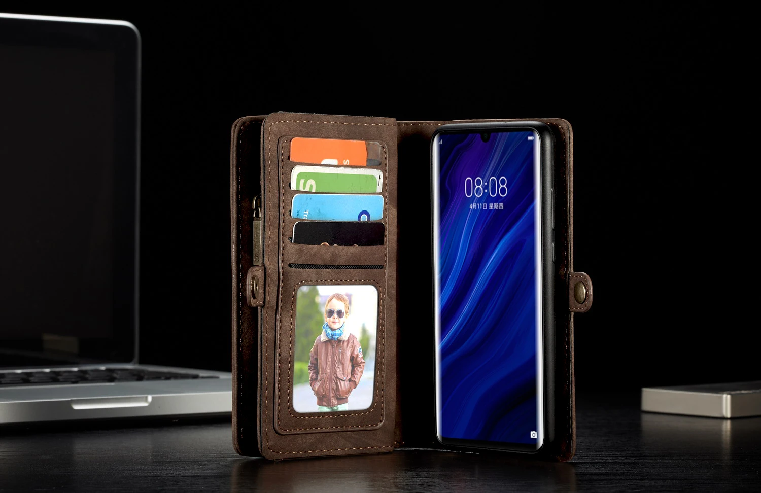 Чехол-Кошелек для huawei P30 P30 Pro, съемный кожаный чехол-книжка для телефона huawei mate 20 P20 Lite, кошелек на молнии, сумка для телефона