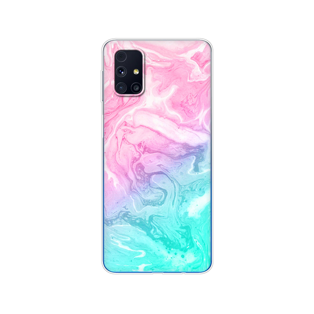 Samsung M31s Cases 6.5" Tpu Soft Silicon Back Phone Cover For Samsung Galaxy M31S GalaxyM31S M 31S m317f m317 Funda flower