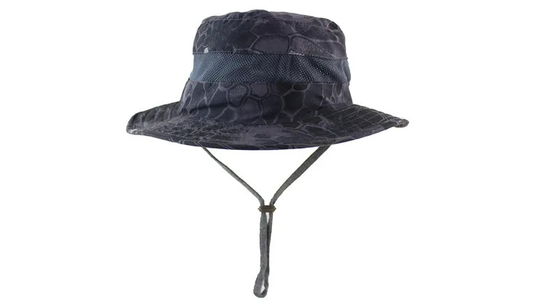 UPF50+ Summer Sun Hat for Mens Womens Waterproof Bucket Hat Breathable Mesh Boonie Hat Outdoor Foldable Quickdry UV Protection