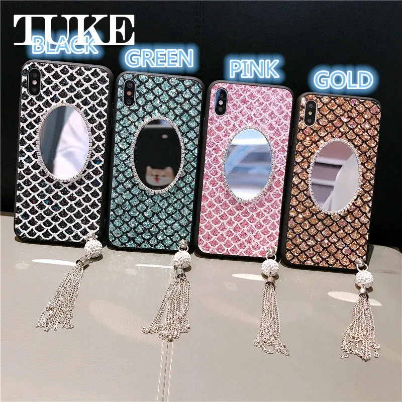 

For Vivo Iqoo V7 V9 V11 V11i V15 X9 X20 X21X23 X27 Plus Pro Fashion Card Package Diamond Phone Case Mirror Phone Case Back Cover