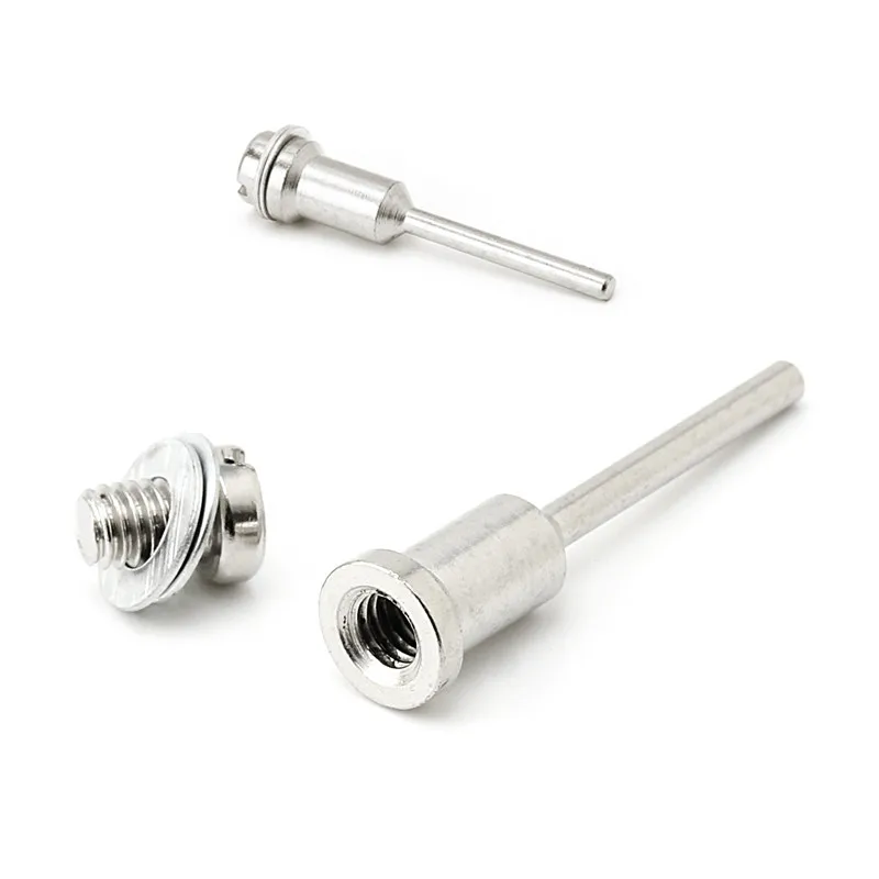 10Pcs 3.17mm Shank HSS Arbor Cut Cut-off Fixed Wheel Disc Holder For Rotary Tool