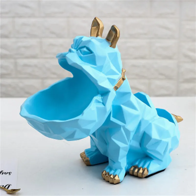 10 "Животное моделирование бульдог Canis ознакомительный Ключ коробка для хранения конфет украшения для дома ремесло креативный подарок