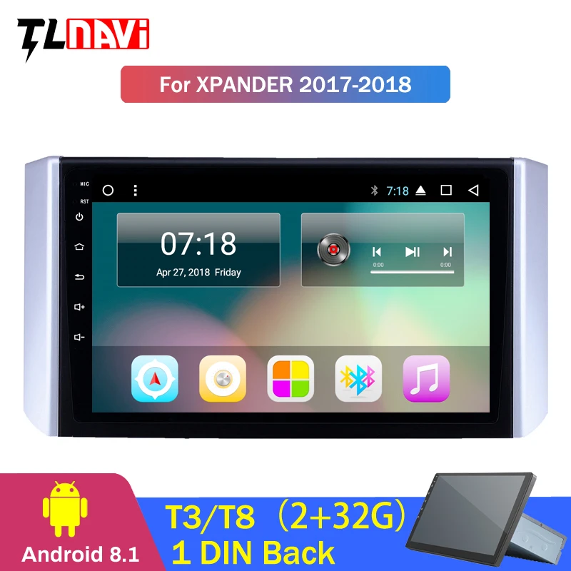 

Android 8.1 IPS 2.5D Screen For Mitsubishi Xpander 2017 2018 2019 Octa Core Car DVD Player Navigation GPS Radio