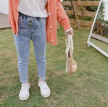 

2020 New StylishGirls Denim Pants Spring Fashion Girls Jean Pants 2-7 Years PY374