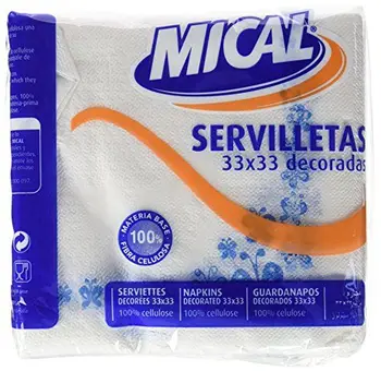 

Mical – Servietten dekoriert – 33 x 33 cm – 70 Stück