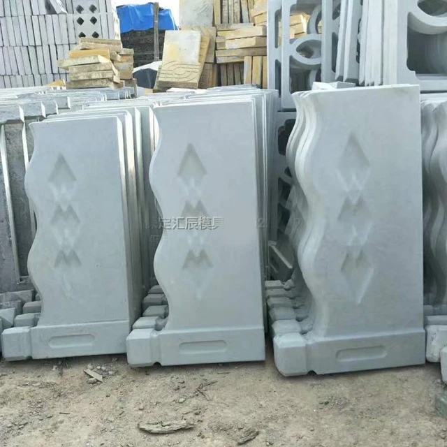 3D Beton Kerítés Penész Kerti Virágmedence Műanyag Tégla Udvar Téglalap Antik Tó Burkoló Formák Diy 60X33X6Cm - Image 2