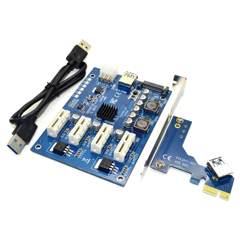 Комплект расширения PCI-E X1-4PCI-E X16 с 1 до 4 портами усилитель PCI Express концентратор 6