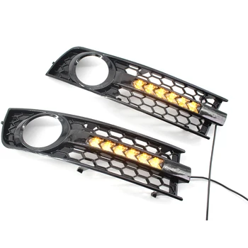 

1 Pair Fog Lights Daytime DRL Lamp For A4 B6 2001-2005 With Module Box