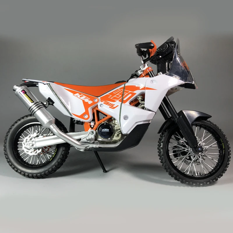 Оригинальная Заводская колесница KTM 1/12 Dakar, модель внедорожного мотоцикла 450, Детский Рождественский подарок