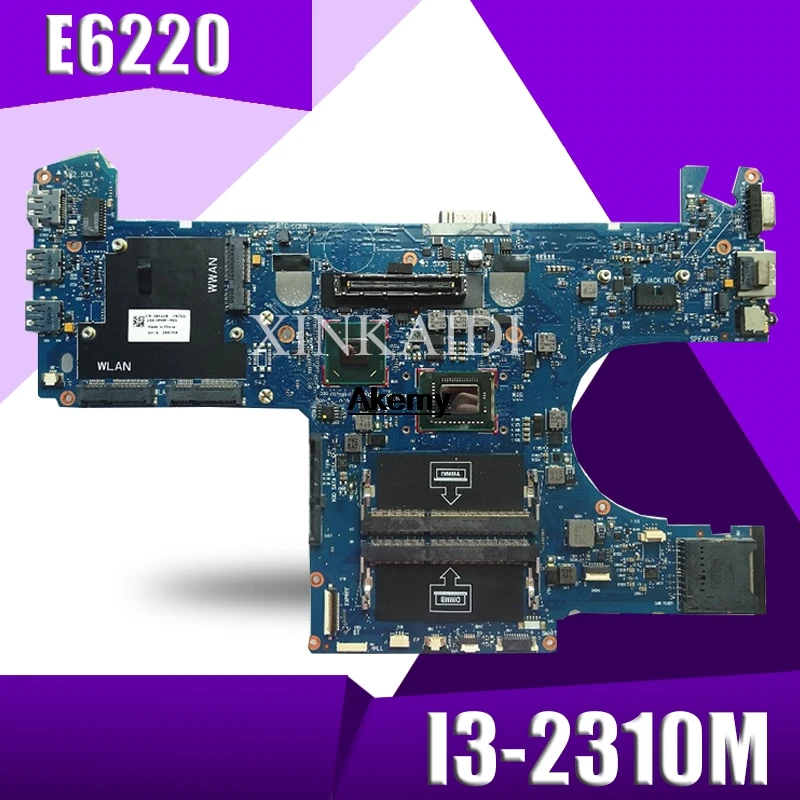 E6220 материнская плата DV9YY 0DV9YY CN-0DV9YY DDR3 I3-2310M для DELL E6220 материнская плата для ноутбука протестированная работа
