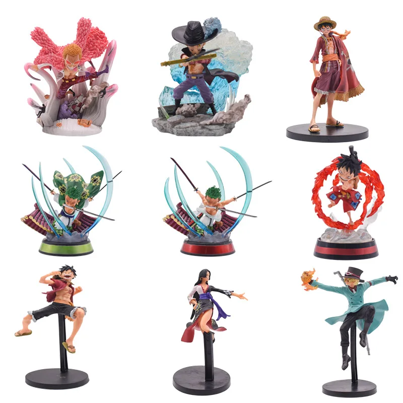 

One Piece Figure Luffy Roronoa Zoro Boa Hancock Dracule Miha PVC Action Figure Collectible Model Christmas Gift Toy