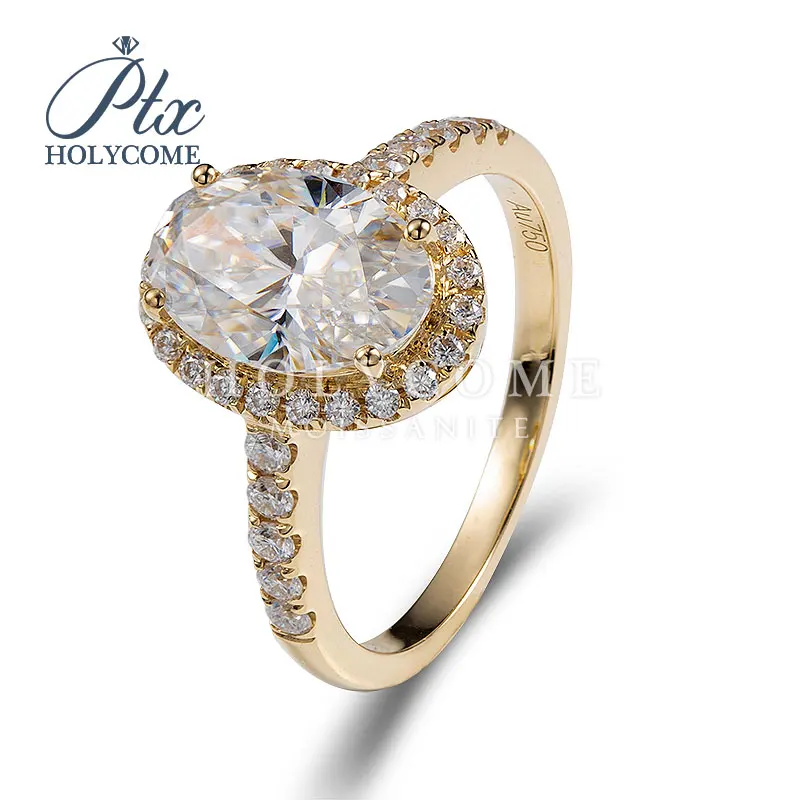 

18K YELLOW GOLD DE moissanite 10.5*7mm moissanite diamond rings кольца браслеты ьги с зеленным камнем