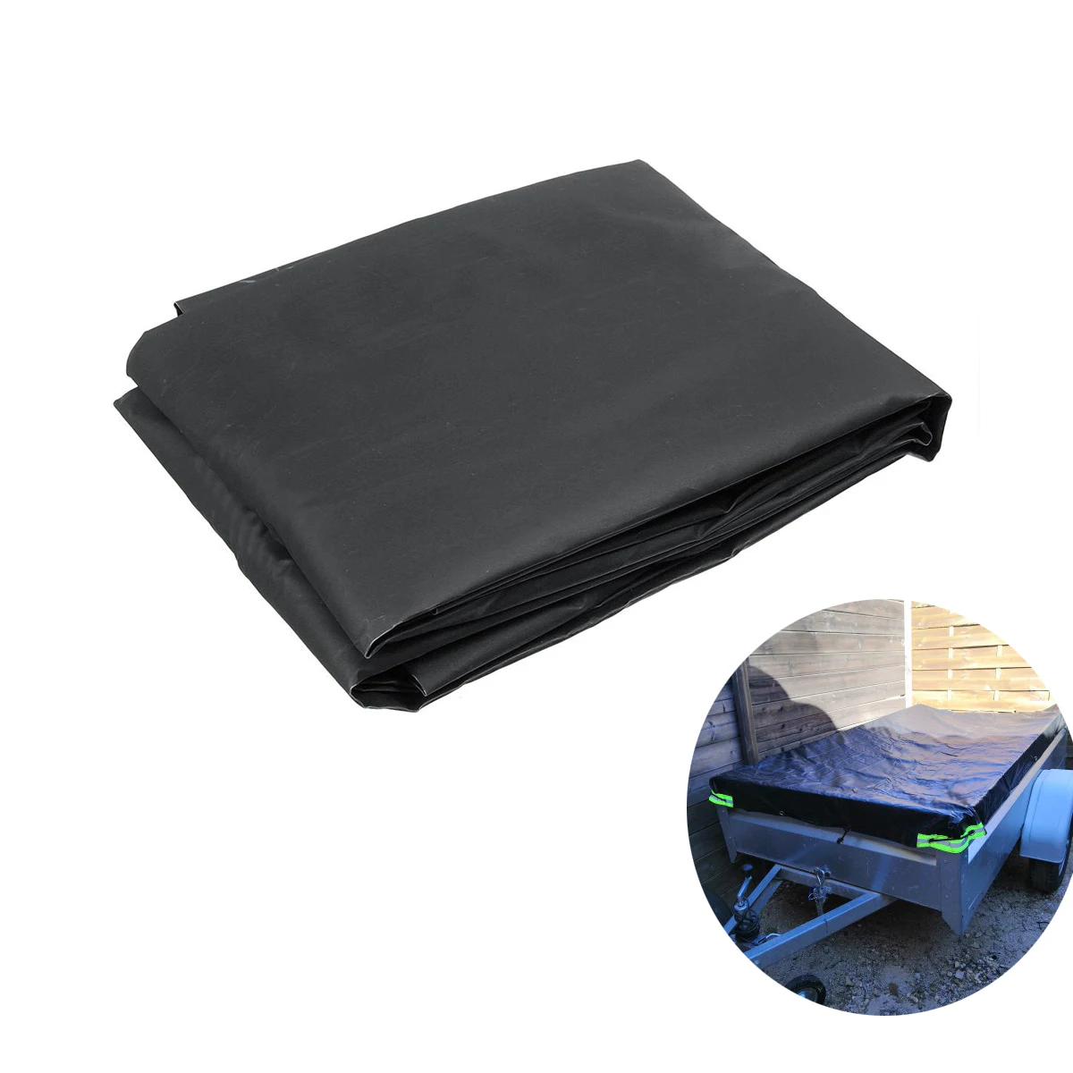 Universal Trailer Car Cover Auto Roof Tent Sunshade Waterproof Windproof Dustproof Outdoor Protector Travel Camping Canopy