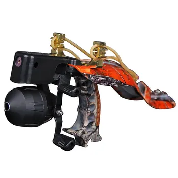 

High Quality Laser Slingshot Black Hunting Bow Catapult Fishing Bow Outdoor Powerful Slingshot for Shooting Crossbow Bow
