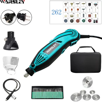 

130W Mini Electric drill Engraver Rotary Tool Polishing Machine Dremel Power Tool Engraving Pen With Accessorie 6 Variable Speed