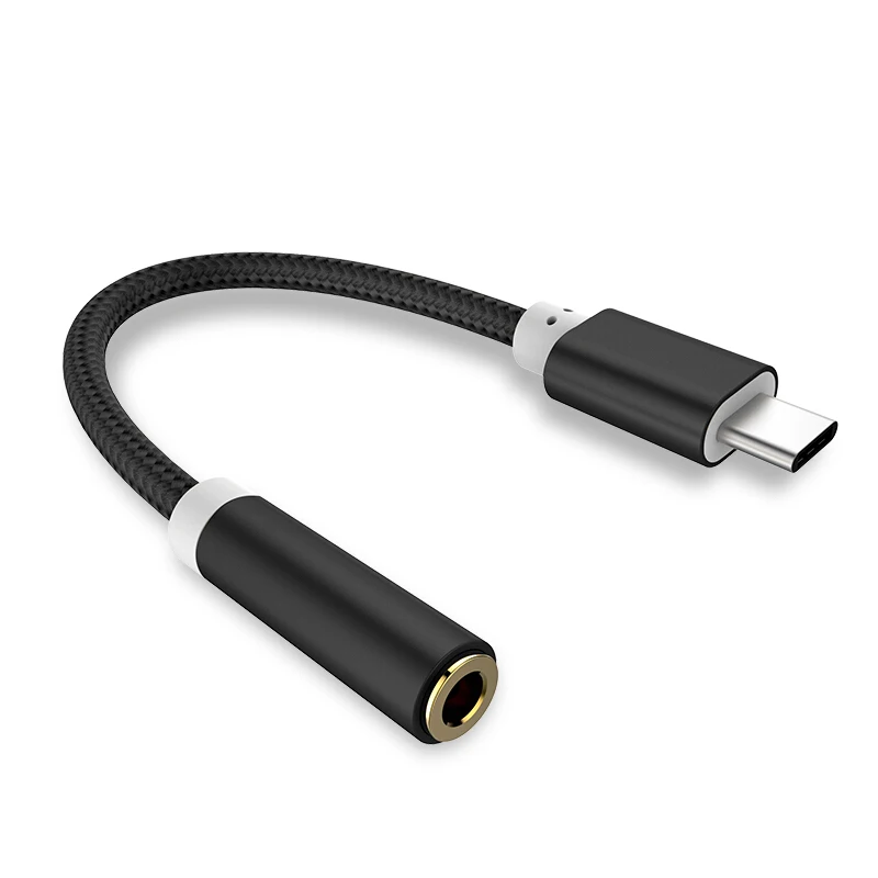 1PCS 3.5 Jack Type C Earphone Cable USB to 3.5mm AUX 4 colors Headphones Adapter For Huawei Mate 10 20 P20 Pro Audio | Мобильные