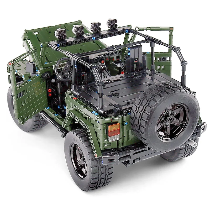 Yeshin 13124 MOC 5140 RC Jeeps Wranglers Adventurer внедорожник подходит для техники строительные блоки