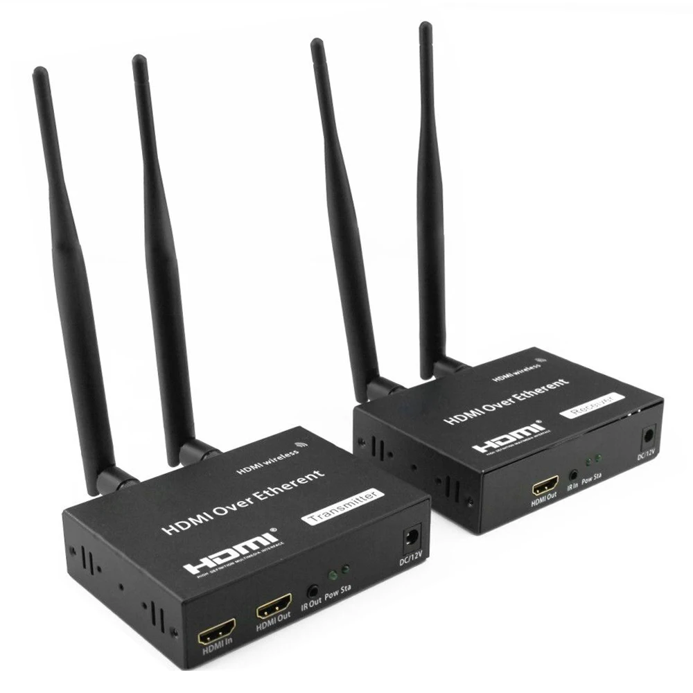Беспроводной HDMI удлинитель 1080P 2 4 ГГц/100 м футов|Кабели HDMI| |