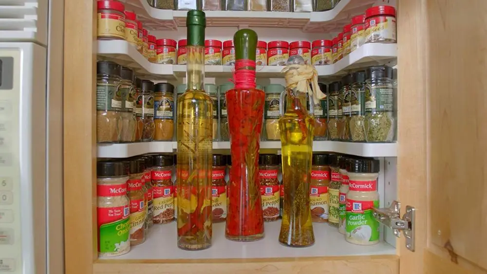 Spicy Shelf Deluxe-расширяемая стойка для специй Штабелируемый Шкаф и органайзер для кладовки кухонная полка для специй для хранения косметики в ванной комнате