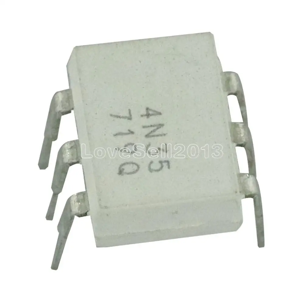 10PCS White 4N35 DIP6 DIP Photoelectric Coupler Components RDR 