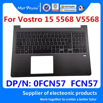 

new original Palmrest US-INTERNATIONAL Backlit Keyboard for Dell Vostro 15 5568 V5568 0FCN57 0GGVTH 01WRWC 1WRWC 0HJP49 HJP49