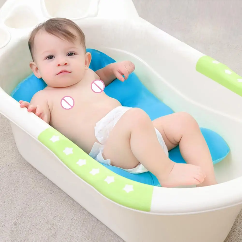 Newborn Bath Floating Pad Mat Baby Bath Tub Pad Baby Shower Portable