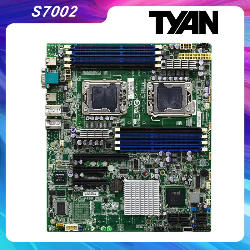 S7002 для Tyan материнская плата SSI CEB разъем LGA1366 Intel 5520 DDR3 64 Гб USB2.0 четырехъядерный Xeon