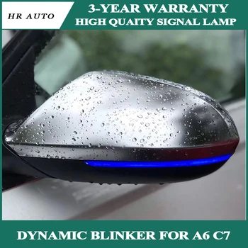 

Car accessories For Audi A6 C7 C7.5 RS6 S6 4G 2012 2018 Car Side Wing Rearview Mirror Blinker Indicator Dynamic Turn Signal Lamp