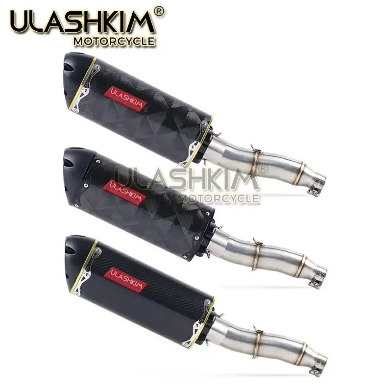 Полная выхлопная система мотоцикла глушитель Escape slip on для YAMAHA XG250 XT250 модифицированный контакт средняя труба адаптер подключения