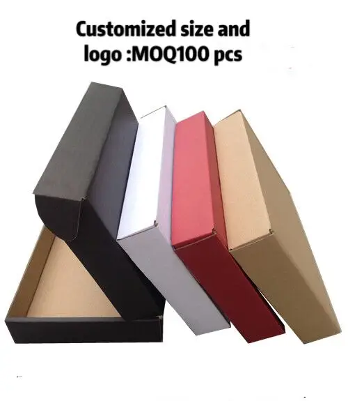 

40x30x8cm 10 pcs Brown Paper Kraft Box Post Craft Pack Boxes Packaging Storage Kraft Paper Boxes Mailing Box