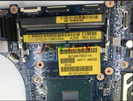 Компоненты CN-02NDJ3 для Dell Alienware 15 R2 Материнская плата ноутбука 2NDJ3 I7-6820K 02NDJ3 4G LA-C911P функция тестирования