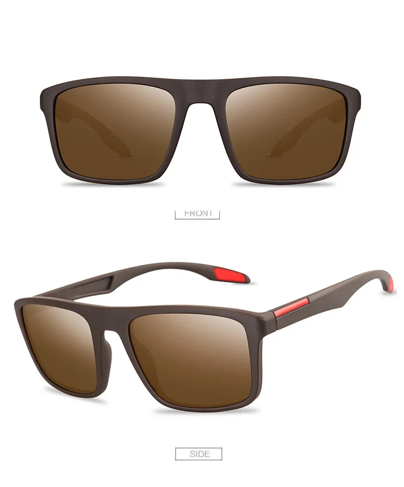 Модные дизайнерские поляризованные солнцезащитные очки для мужчин, для вождения, для путешествий, солнцезащитные очки для мужчин, ультралегкие, Spuare, очки Gafas De Sol