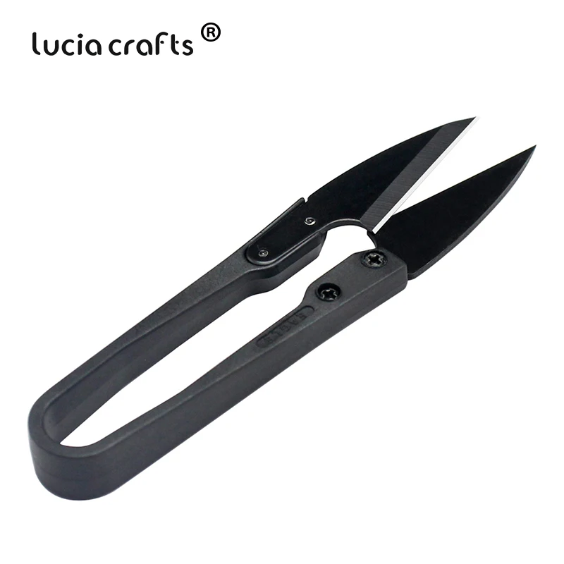 

1Pcs Approx 10.5cm U Shape Stationery Scissors Stainless Steel Trimming Clippers Tool DIY Sewing Embroidery Yarn Tailor Scissors